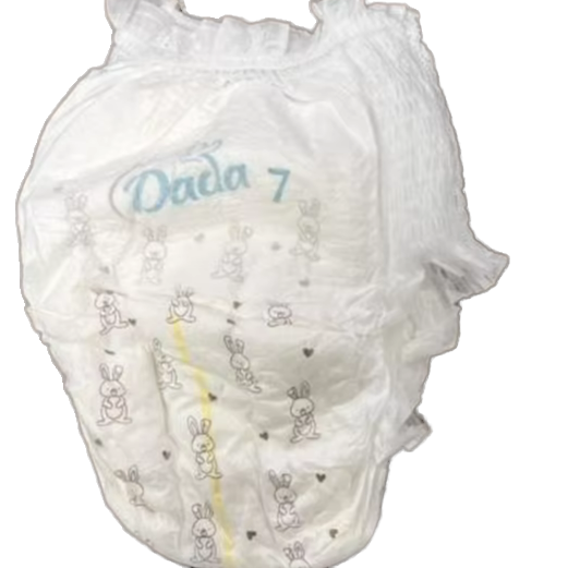 Cotton White MOLFIX MLFX-2 Baby Pants with Cloth-like Backsheet and Full Elastic Side Tapes Size L M XL