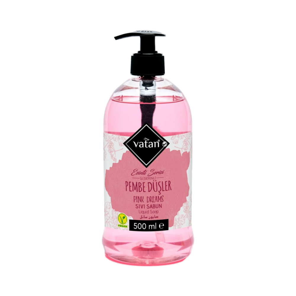 VATAN 500 ML Liquid Hand Soap Lemon Ocean Freshness Fragrance Mineral Fruit Water Glycerine-Based